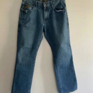 Ariat Rebar M4 Low Rise Bootcut‎ Jeans Workwear Denim Pants Size 34